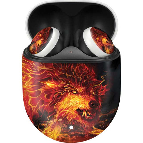 Tom Wood Fire Stalker Wolf Google Pixel Buds Skin